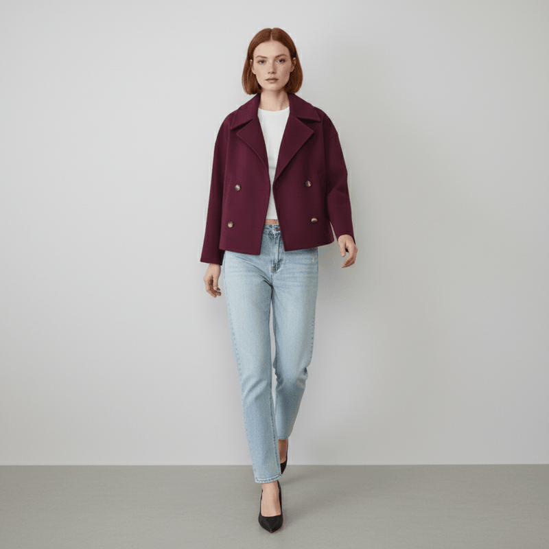 Kurze Zweireihige Jacke - Dorothea