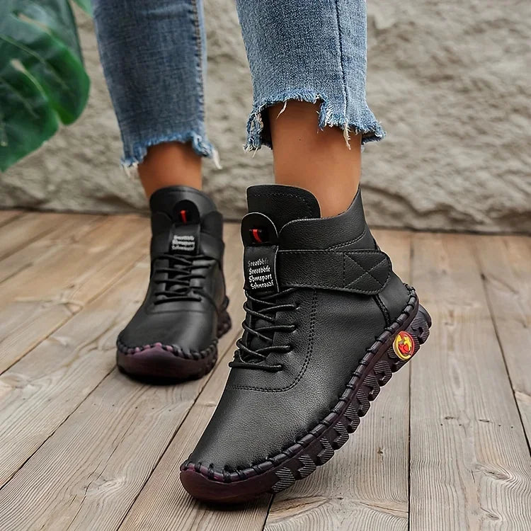 Handgefertigte Komfort-Sneakerstiefel - Amara