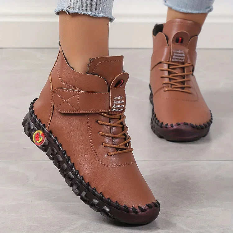 Handgefertigte Komfort-Sneakerstiefel - Amara