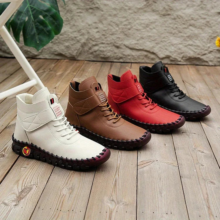 Handgefertigte Komfort-Sneakerstiefel - Amara