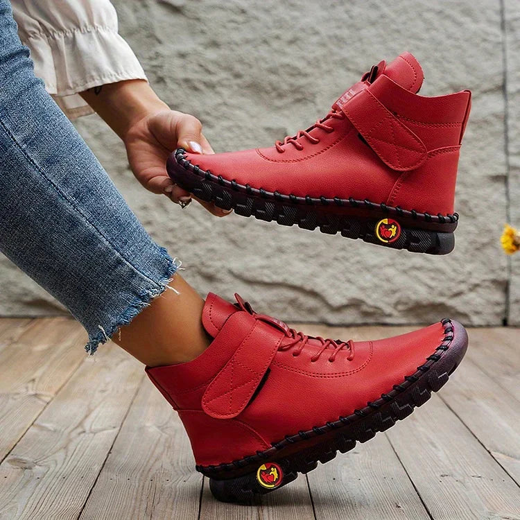 Handgefertigte Komfort-Sneakerstiefel - Amara