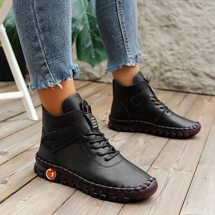 Handgefertigte Komfort-Sneakerstiefel - Amara