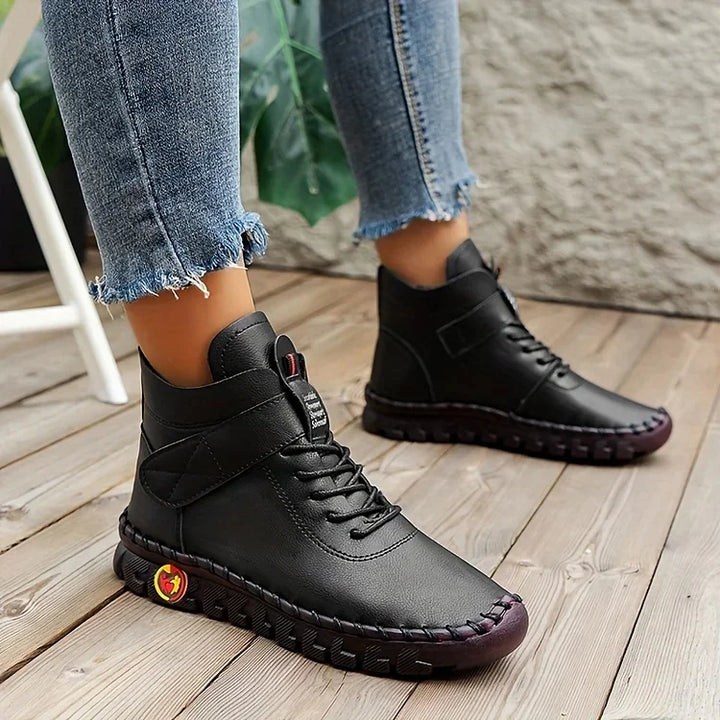Handgefertigte Komfort-Sneakerstiefel - Amara