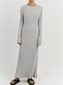 Gracie Gestricktes Maxikleid | Eng & schmeichelhaft