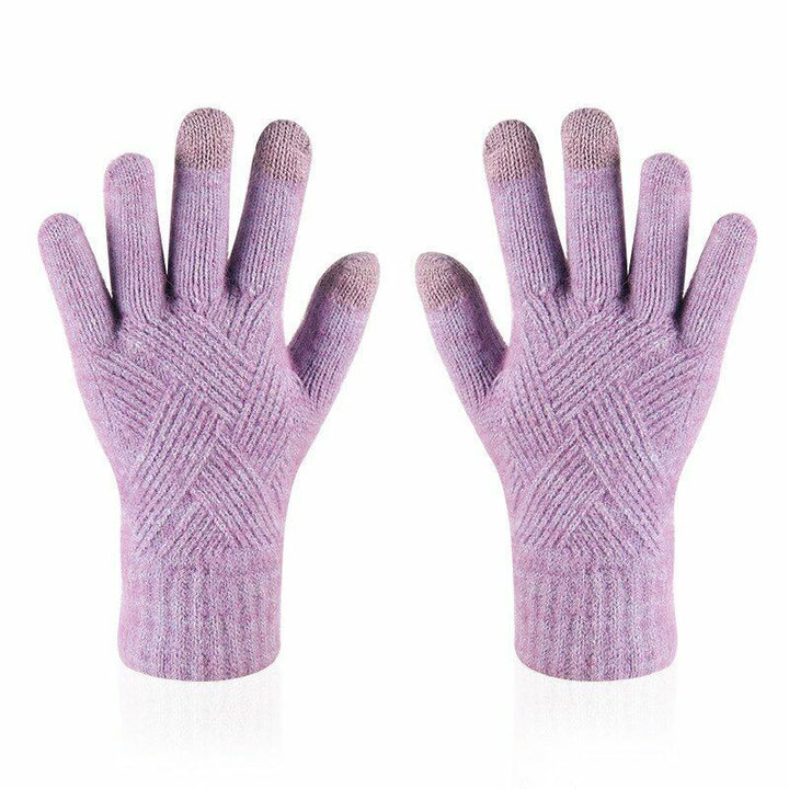 Geraldine Gestrickte Handschuhe | Warm & Vielseitig