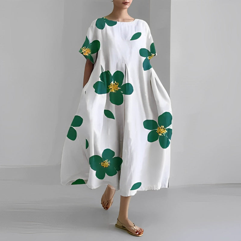 Boho-Blumen-Maxikleid - FloraChic