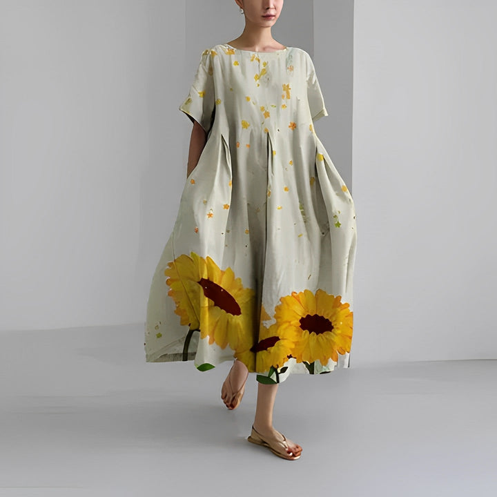 Boho-Blumen-Maxikleid - FloraChic