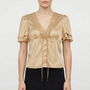 Lace Trim Blouse -  Beverly