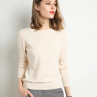 Langarm-Pullover Mit Rundhalsausschnitt - Katrin