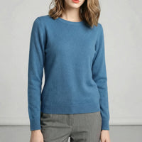 Langarm-Pullover Mit Rundhalsausschnitt - Katrin