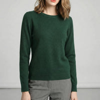 Langarm-Pullover Mit Rundhalsausschnitt - Katrin