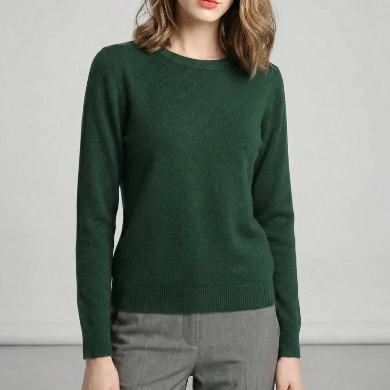 Langarm-Pullover Mit Rundhalsausschnitt - Katrin