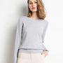 Langarm-Pullover Mit Rundhalsausschnitt - Katrin