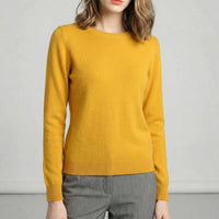 Langarm-Pullover Mit Rundhalsausschnitt - Katrin