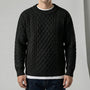 Langarm-Zopfmuster-Pullover - David