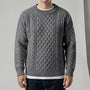 Langarm-Zopfmuster-Pullover - David