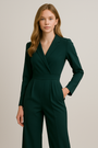 Langärmeliger Jumpsuit Mit Tailliertem Schnitt - Frederike