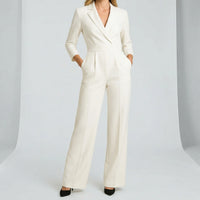 Langärmeliger Jumpsuit Mit Tailliertem Schnitt - Frederike