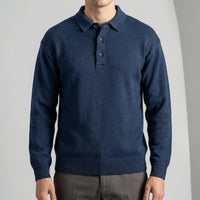 Langärmeliger Polo-Pullover - Tiago