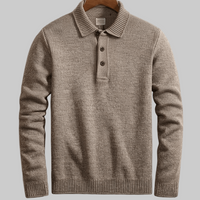Langärmeliger Polo-Pullover - Tiago