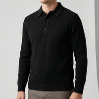 Langärmeliger Polo-Pullover - Tiago