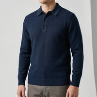 Langärmeliger Polo-Pullover - Tiago