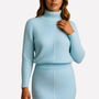 Langärmeliges Midi-Winterkleid - Viktoria