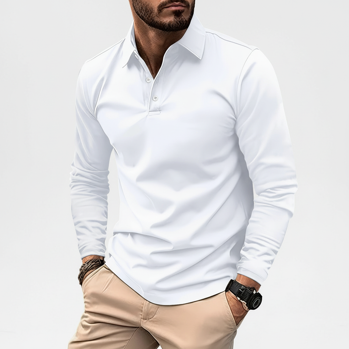 Langärmliges Poloshirt - Vincent