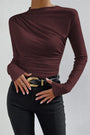 Langarmshirt Mit Raffdetail - Anastasia