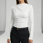 Langarmshirt Mit Raffdetail - Anastasia