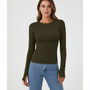 Langarmshirt Mit Rundhalsausschnitt -  Gudrun