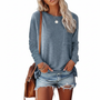 Langarmshirt Mit Rundhalsausschnitt -  Simone