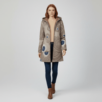 Lange Taillierte Kapuzenjacke - Philine