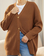 Langer Cardigan Mit Offenem Vorderausschnitt - Lene