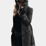 Langer Taillierter Trenchcoat - Alicia