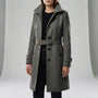Langer Taillierter Trenchcoat - Alicia