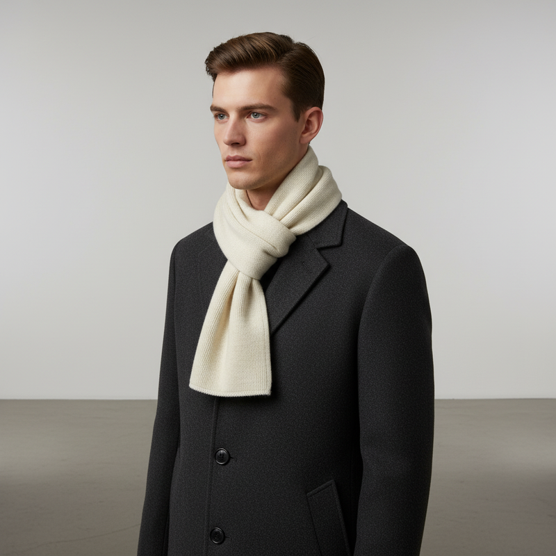 Langer Gestrickter Unisex Schal - CashmiLux