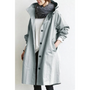 Langer Damen-Trenchcoat mit Kapuze - Isabelle