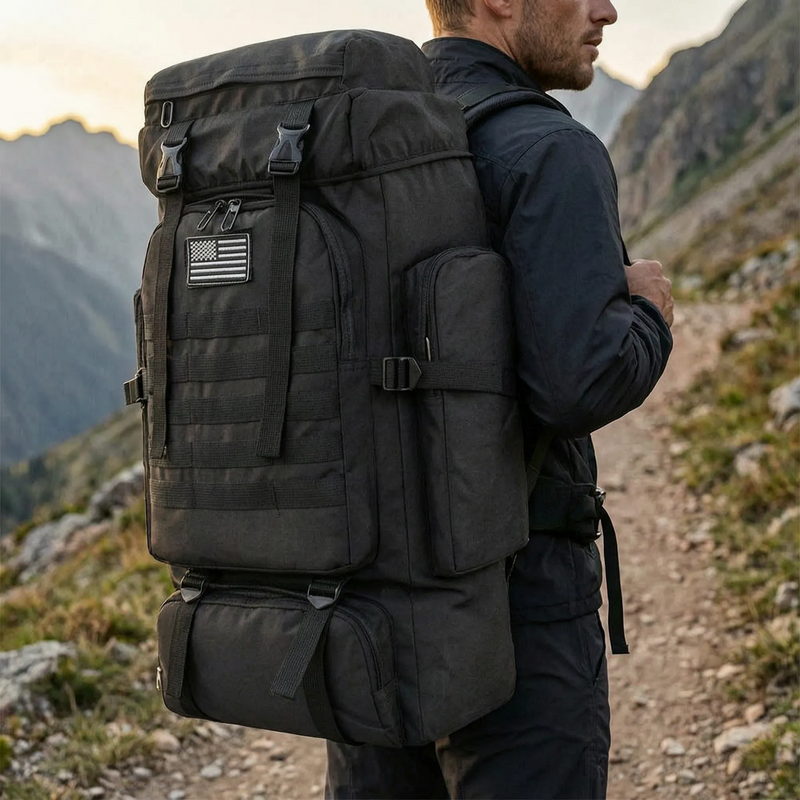 Large-Capacity Tactical Hiking Backpack -  Summitrak