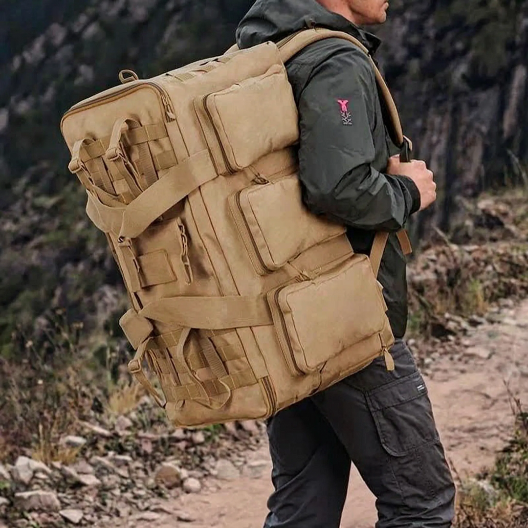 Large 55L tactical Duffel Backpack -  Trekvar