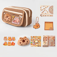 Large Capacity Multi-Compartment Stationery Pouch - Pouchio