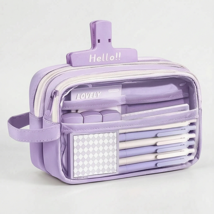 Large Capacity Multi-Layer Pencil Case - Deskova