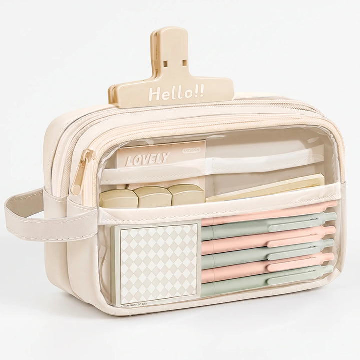 Large Capacity Multi-Layer Pencil Case - Deskova