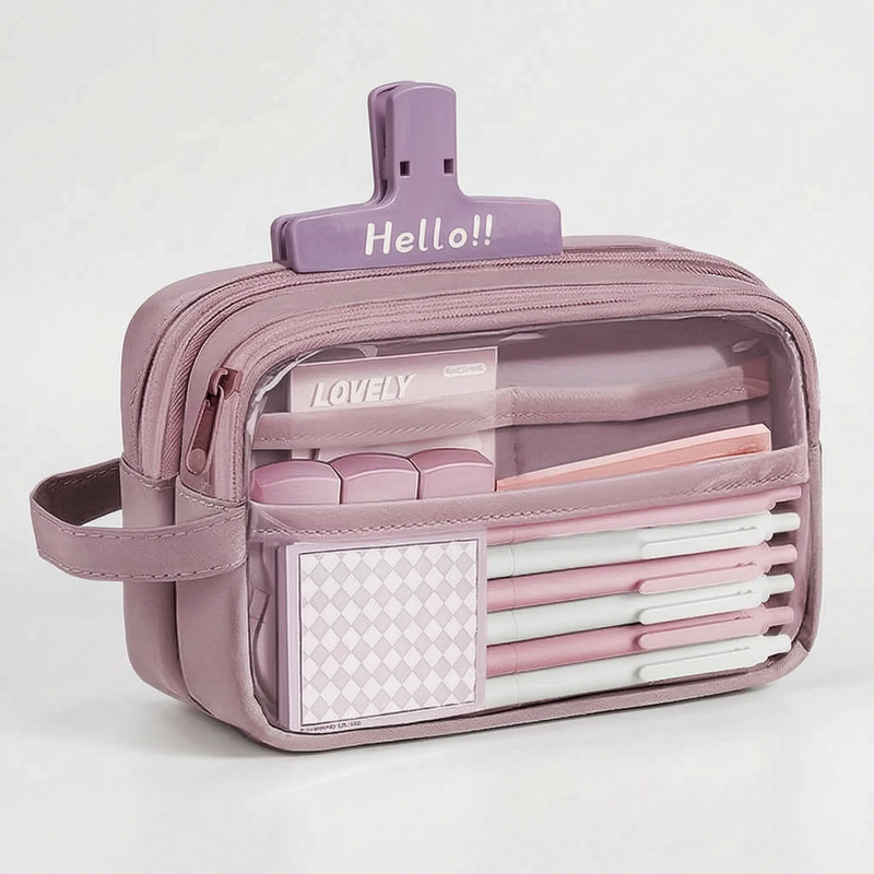 Large Capacity Multi-Layer Pencil Case - Deskova