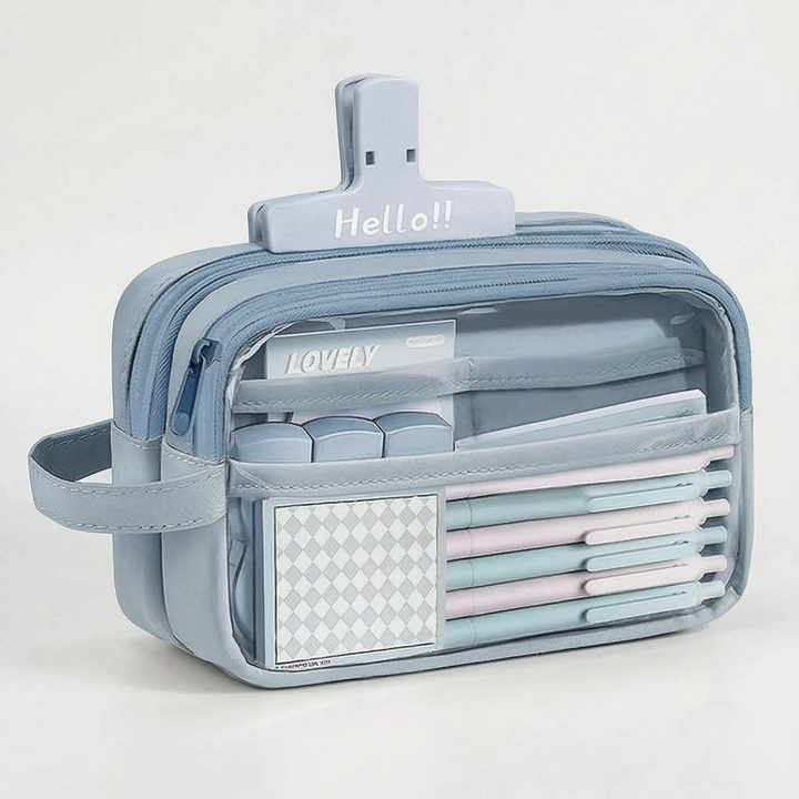 Large Capacity Multi-Layer Pencil Case - Deskova