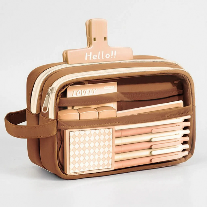 Large Capacity Multi-Layer Pencil Case - Deskova