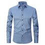 Knitterfreies elastisches Herrenhemd - Noah