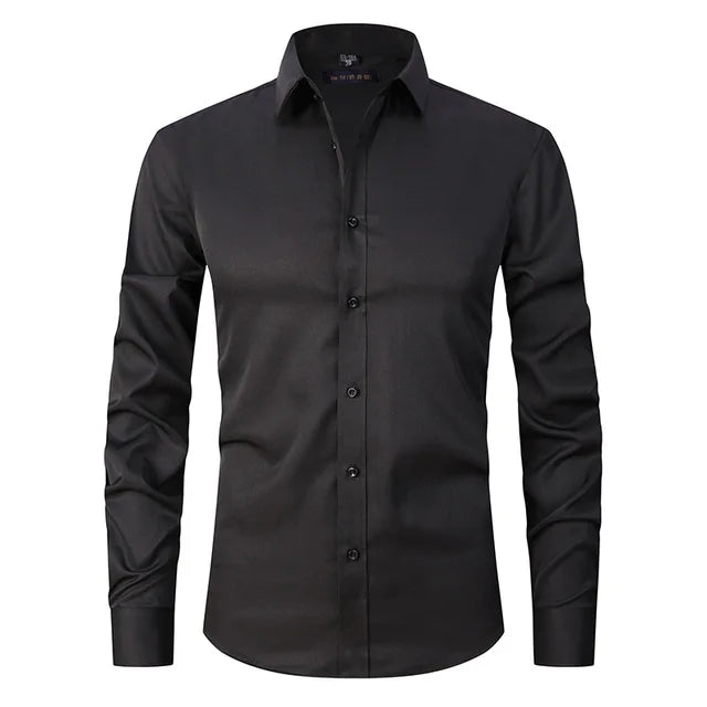 Knitterfreies elastisches Herrenhemd - Noah