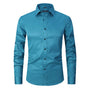 Knitterfreies elastisches Herrenhemd - Noah