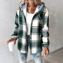 Lässige Hemdjacke Mit Kapuze - Felicia